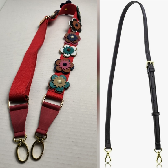 Replacement The Shoulder Bag Strap Red Multi Floral - Picture 1 of 8